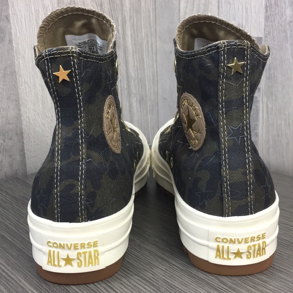 Converse CTAS LIFT RIPPLE HI khaki/sandy/egret - Picture 7 of 8